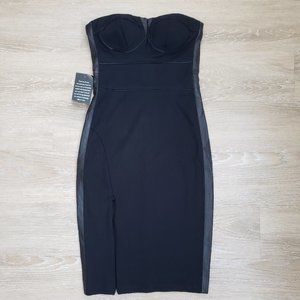 Bebe Piped Ponte Dress